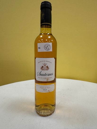 Bordeaux 
Blanc	
Sauternes
			2019

Niveau...