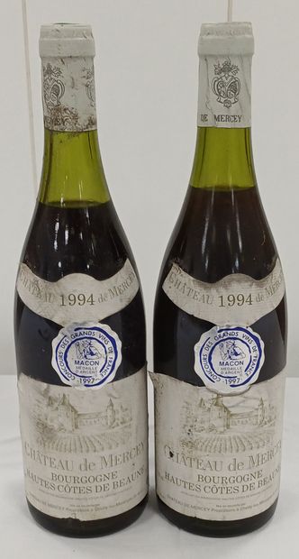 Batch of 7 Btls 
Burgundy
	Mercurey
Red wine
	Château...