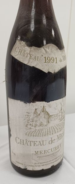 Batch of 7 Btls 
Burgundy
	Mercurey
Red wine
	Château...