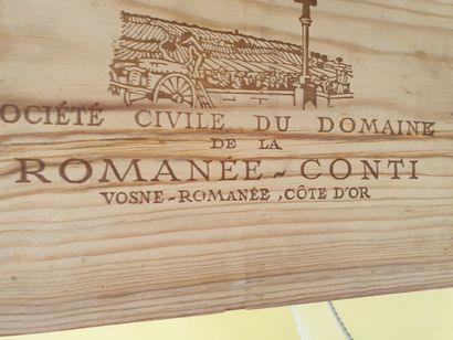 Empty wooden case
Romanée Conti
1992