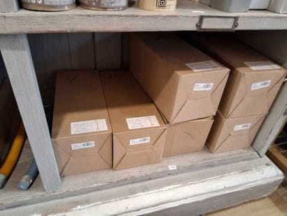 Lot de bougeoirs