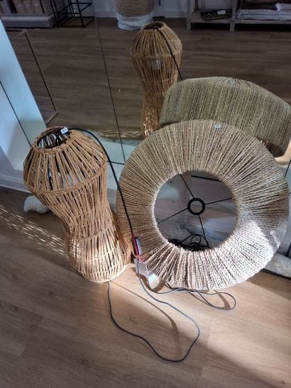 Lot de 3 luminaires