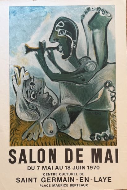 Pablo PICASSO (1981-1973) (d'après) 
Affiche...