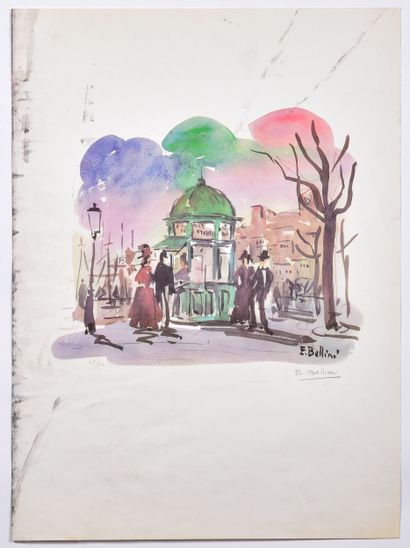 Pierre BELIER (Né ebn 1936)
Nice, le Negresco
Impression
Signée...