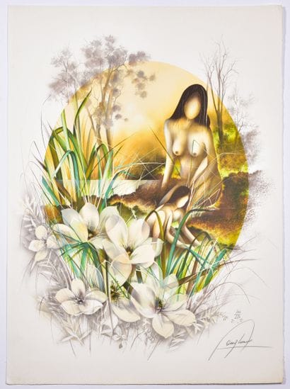 Raymond POULET (Né en 1934)
Femmes
Deux lithographies...