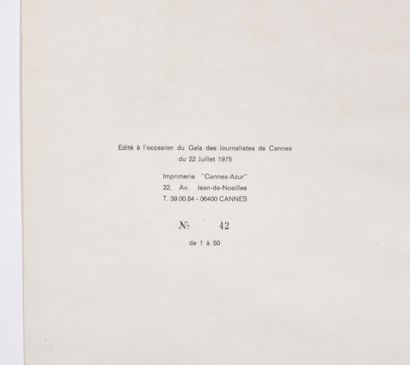 Pierre BELIER (Né ebn 1936)
Nice, le Negresco
Impression
Signée...