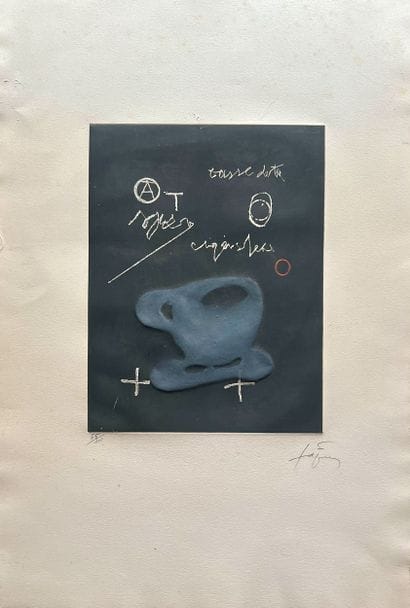 Antoni TAPIES (1923–2012, Spanish)
The Cup,...