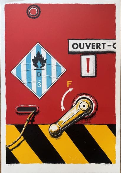 Peter KLASEN (Né en 1935)
Ouvert, 1990
Lithographie...