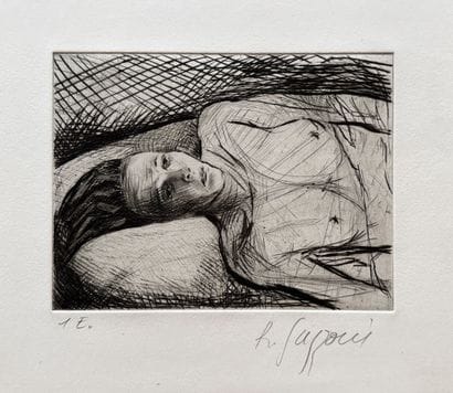 Romain SUZZONI (Né en 1950)
Nu couché
Eau-forte...