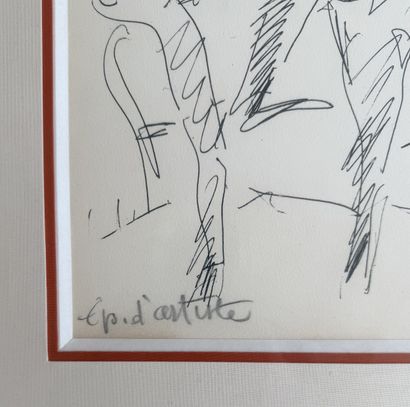Eugène PAUL dit Gen PAUL (1895-1975)
Musiciens
Lithographie
Signée...