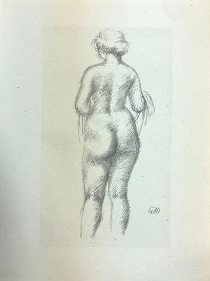 Aristide MAILLOL (1861-1944)
Femme à l'écharpe,...
