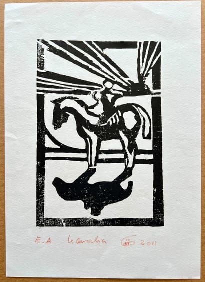 20th-Century School
Le Cavalier, 2011,
Black...