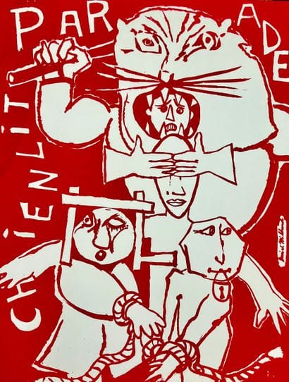 Daniel MILHAUD (1930-2014)
Chienlit parade
Sérigraphie...