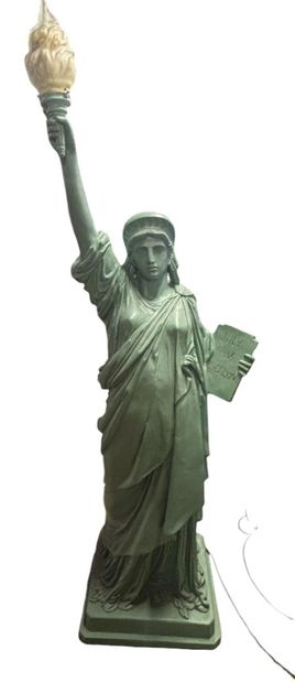 Statue de la Liberté en résine, éclairage...