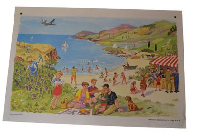 Réunion d'affiches scolaires, 8 affiches...