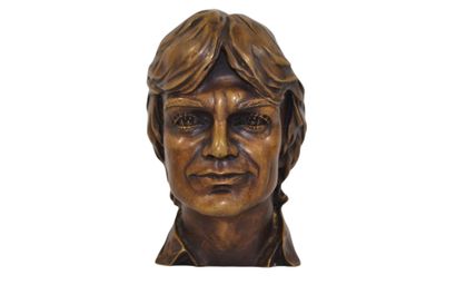 Buste en bronze à l'effigie du célèbre chanteur...