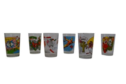 Verres à moutarde vintage à motifs. Retrouvez...
