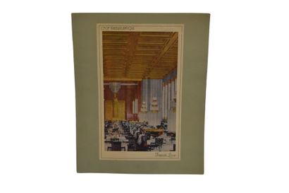 Carte du menu du diner du mercredi 18 octobre...