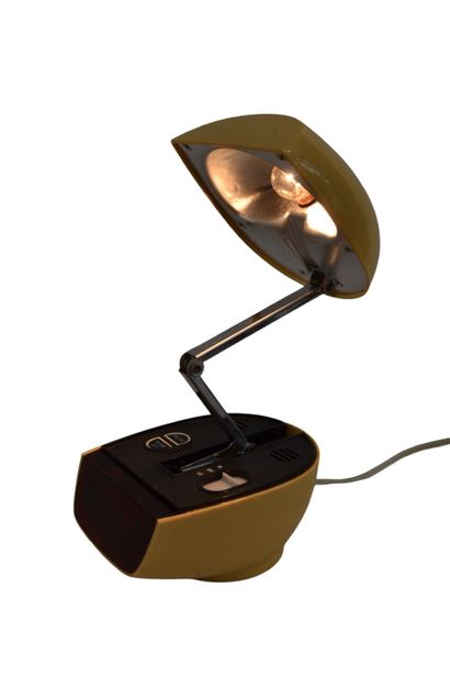 Lampe jaune/beige articulée des années 70...