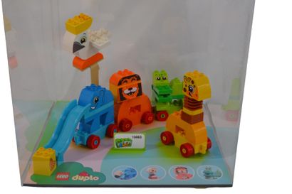 Vitrine de magasin mettant en avant des animaux...