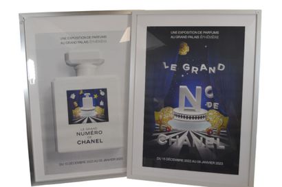 Deux affiches sous cadre, 