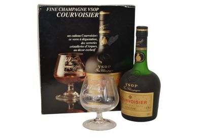 Coffret de fine champagne Courvoisier dans...