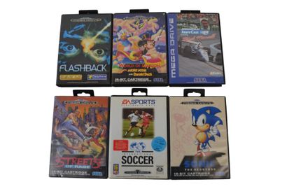 Jeux allant sur la console mégagrive Sega....