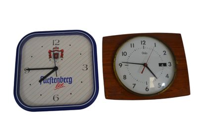 Lot de deux horloges, une horloge ODO en...