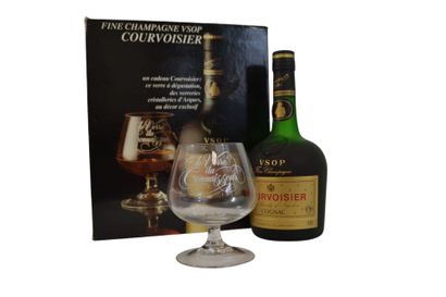 Coffret de fine champagne Courvoisier dans...