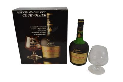 Coffret de fine champagne Courvoisier dans...