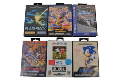 Jeux allant sur la console mégagrive Sega....