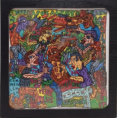 Robert COMBAS (born 1957) 
Mytho - 2021 
Screen-printed...