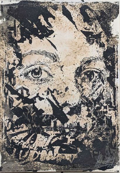 VHILS (Portugais, né en 1987)
