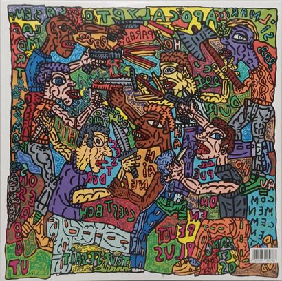 Robert COMBAS (born 1957) 
Mytho - 2021 
Screen-printed...