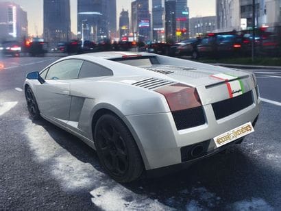 David Beckham's LAMBORGHINI Gallardo V10...