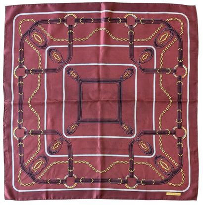 MUST DE CARTIER
Silk square with rolled edges...