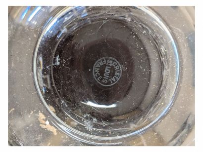 SAINT LOUIS
Set of 19 cut crystal stemmed...