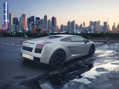 David Beckham's LAMBORGHINI Gallardo V10...