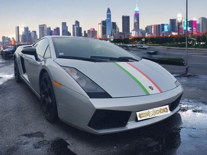 David Beckham's LAMBORGHINI Gallardo V10...