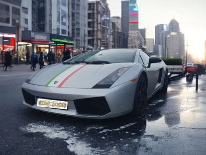David Beckham's LAMBORGHINI Gallardo V10...