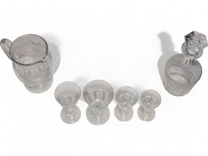BACCARAT
Set of 38 crystal stemmed glasses...