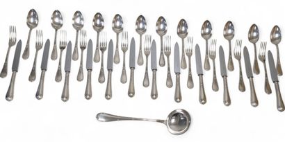 CHRISTOFLE
Part of a silver-plated menagère,...