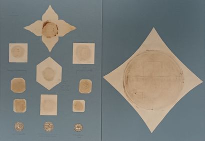 EMPREINTES DE SCEAU DÉTACHÉES (XIIIe - XVe...