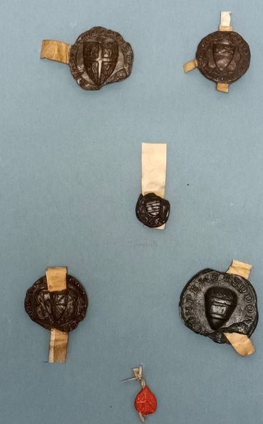 EMPREINTES DE SCEAU DÉTACHÉES (XIIIe - XVe...