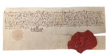 « Nous Jehan conte de Scharsbury et de Wecfford,...