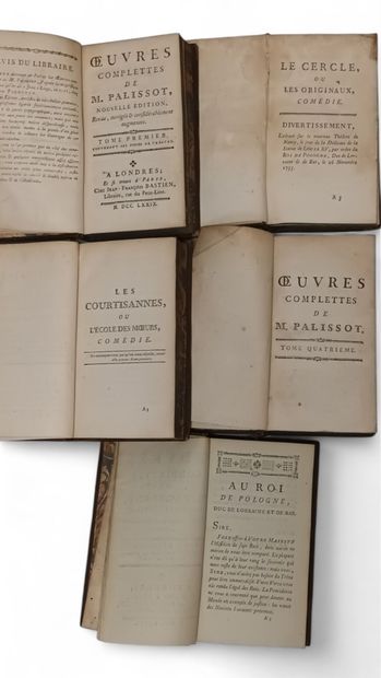 OEuvres complètes de M. PALISSOT 
Réunion...