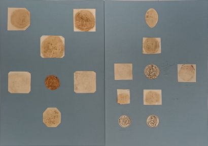 EMPREINTES DE SCEAU DÉTACHÉES (XIIIe - XVe...