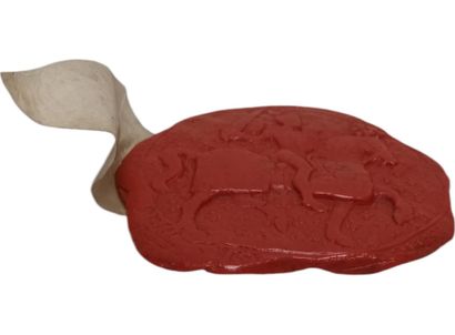 Empreinte du grand sceau delphinal. XVIe-XVIIe...