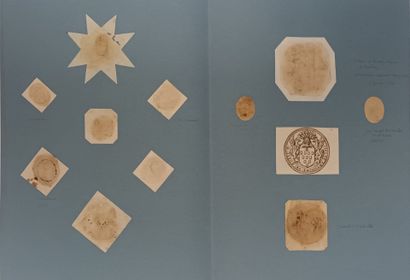 EMPREINTES DE SCEAU DÉTACHÉES (XIIIe - XVe...