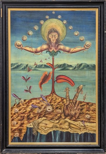 FIORETTI (XXth) - Modern surrealist school
